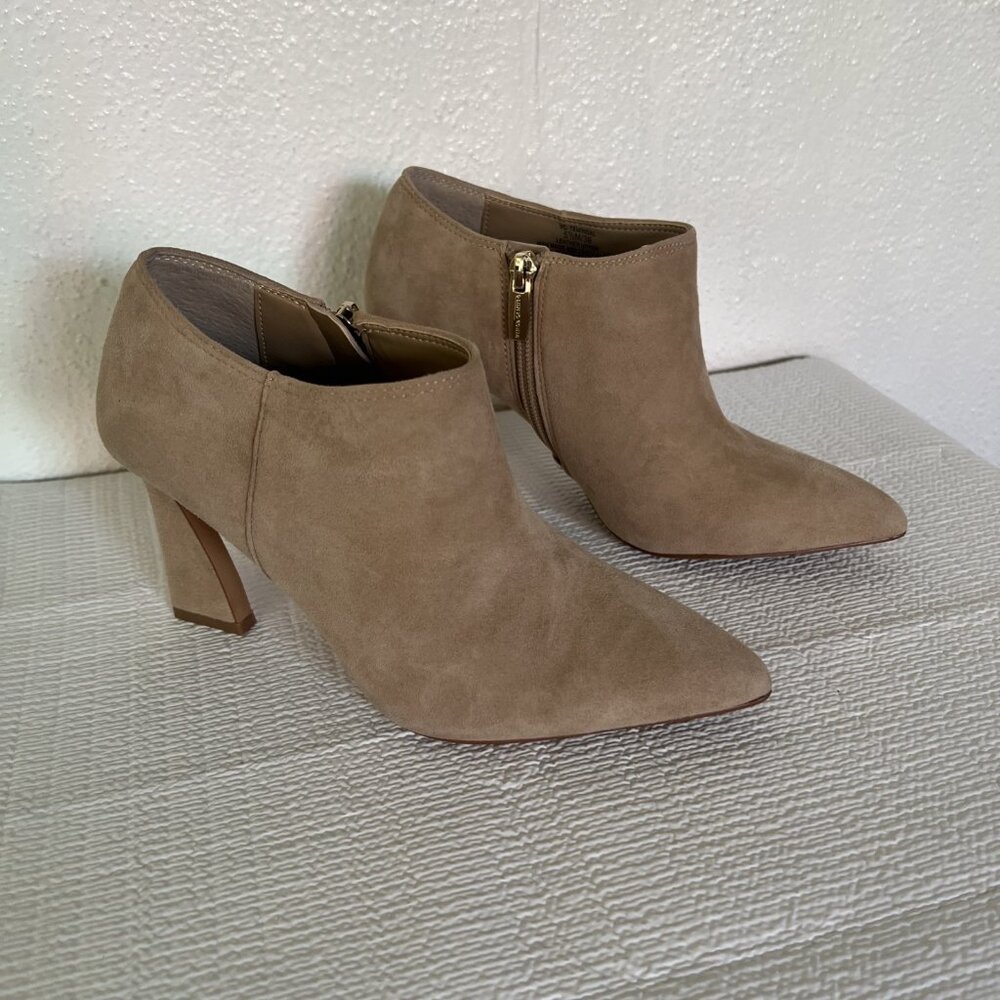 Vince Camuto Leather High-Heeled Dress‎ Shootie - Tortilla (5.5)